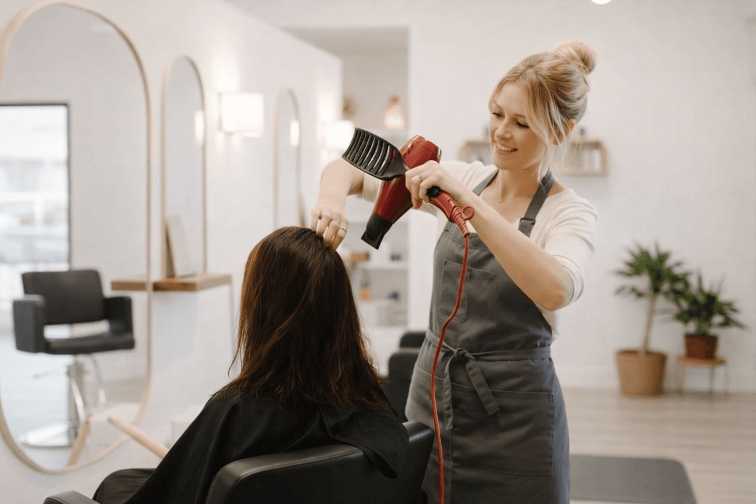 Friseursalon mit Beratung